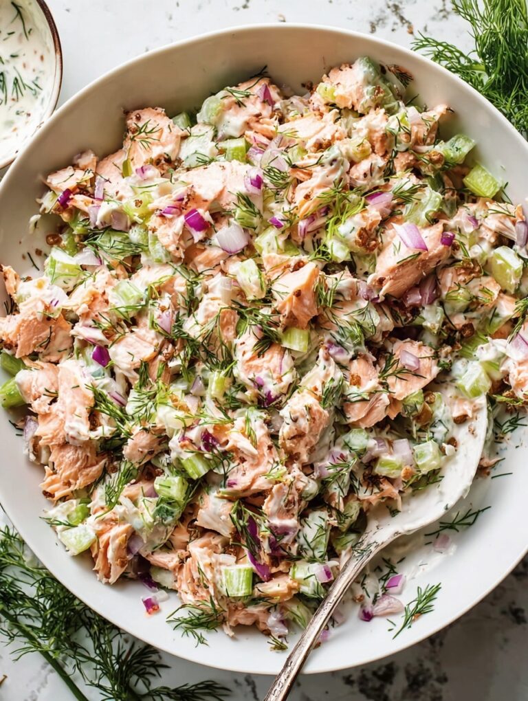 Smoked Paprika Salmon Salad with Lemon-Dijon Dressing Recipe