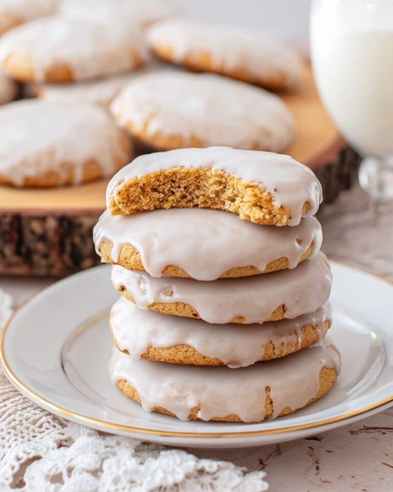 Iced Oatmeal Cookies Recipe
