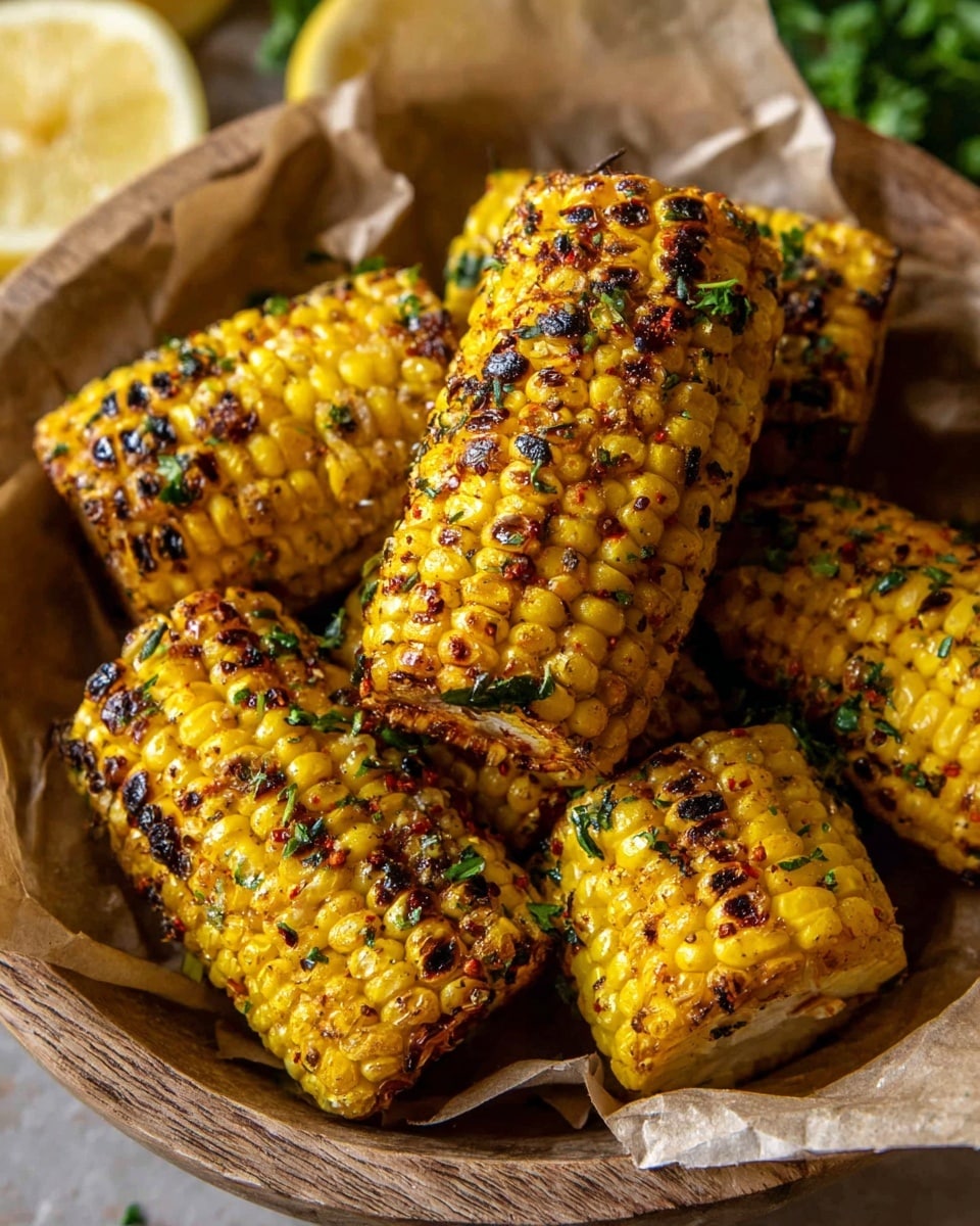 Cowboy Butter Roasted Corn Recipe - Recipe Image