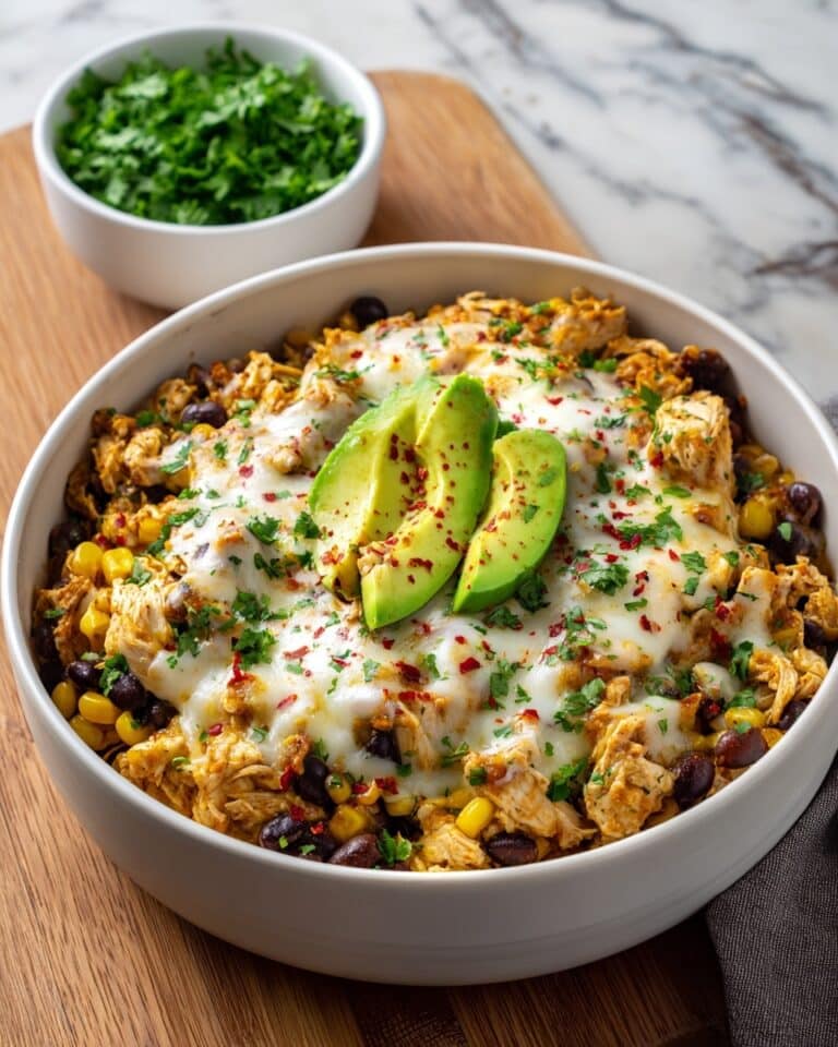Salsa Verde Chicken & Rice Skillet Recipe