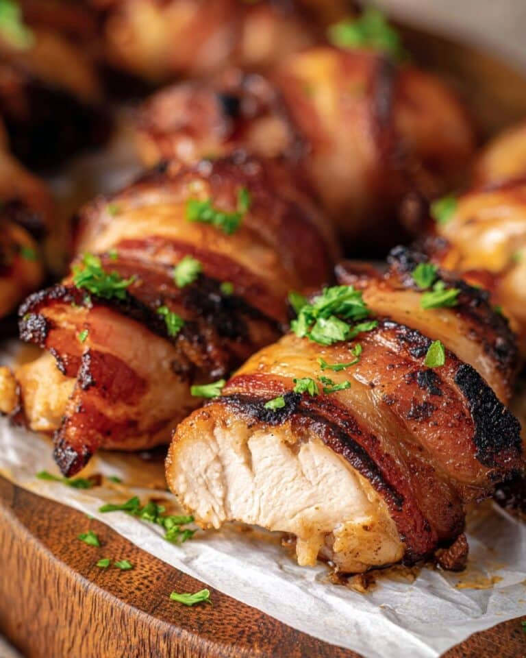 Bacon Wrapped BBQ Chicken Recipe