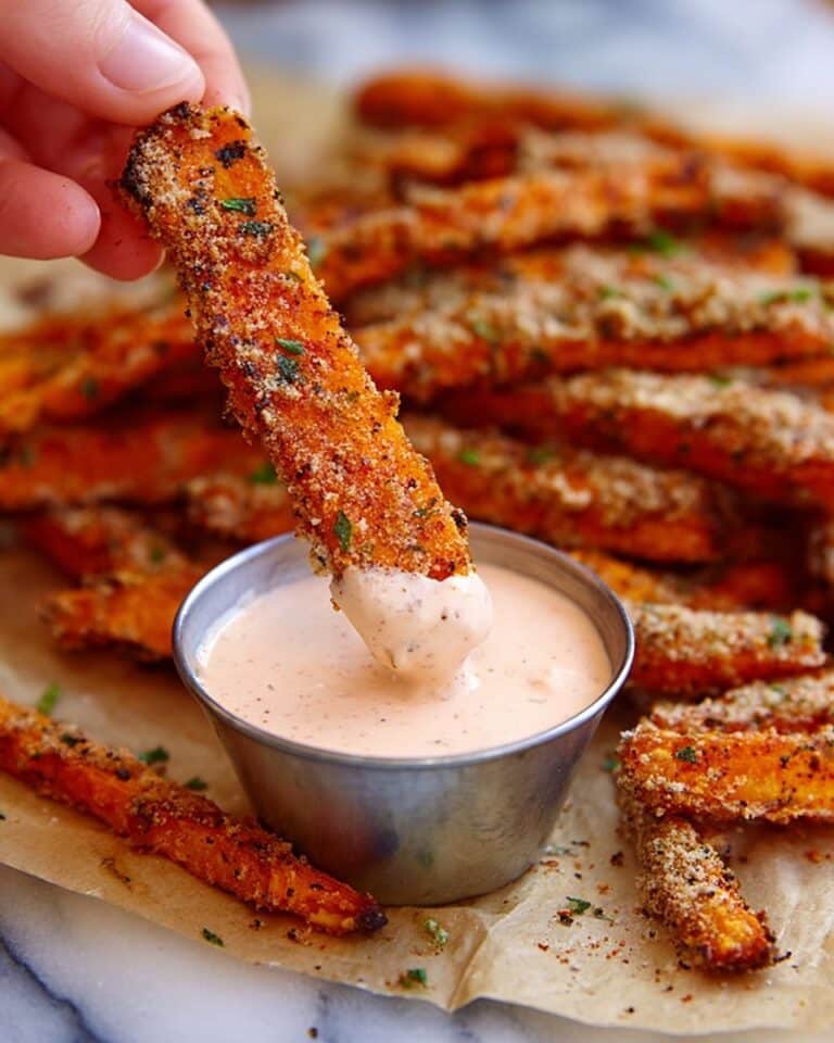 Garlic Parmesan Sweet Potato Wedges Recipe