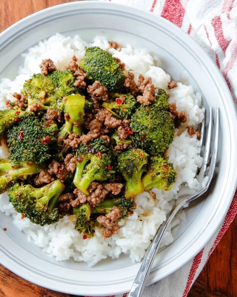 15-Minute Ground Beef & Broccoli Recipe