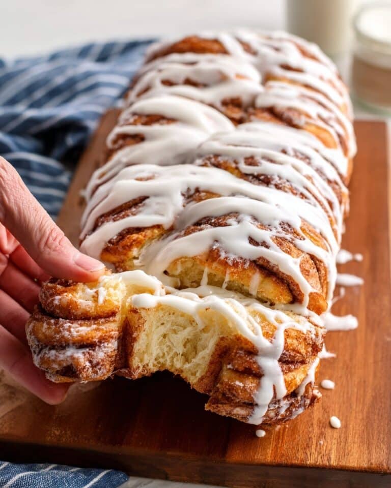 Dollywood Cinnamon Pull-Apart Bread with Glaze Recipe
