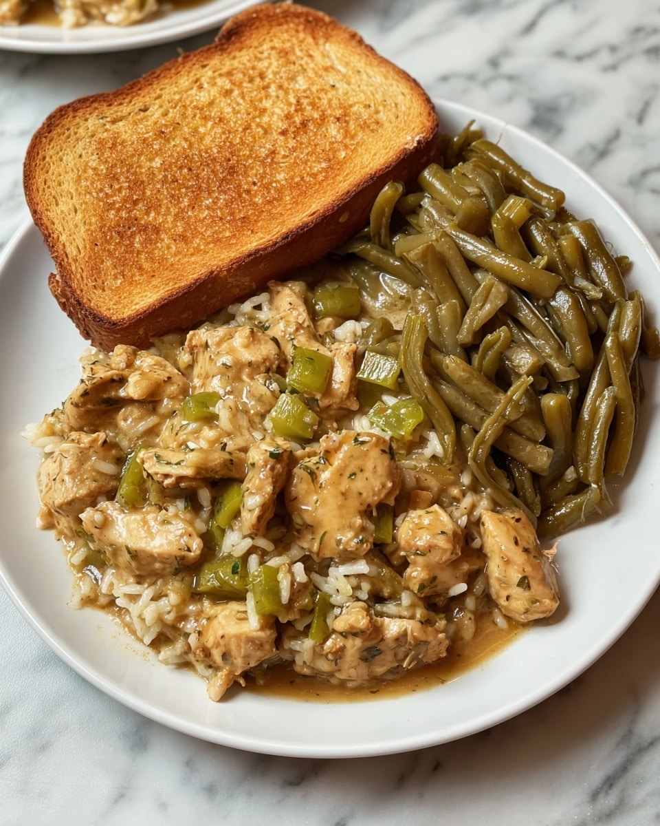 Smothered Chicken and Rice Recipe