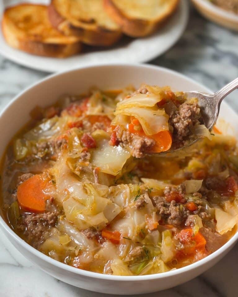 Cabbage Soup with Ground Beef Recipe