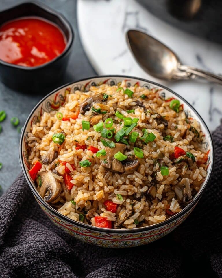 Mushroom Cauliflower Fried Rice Recipe