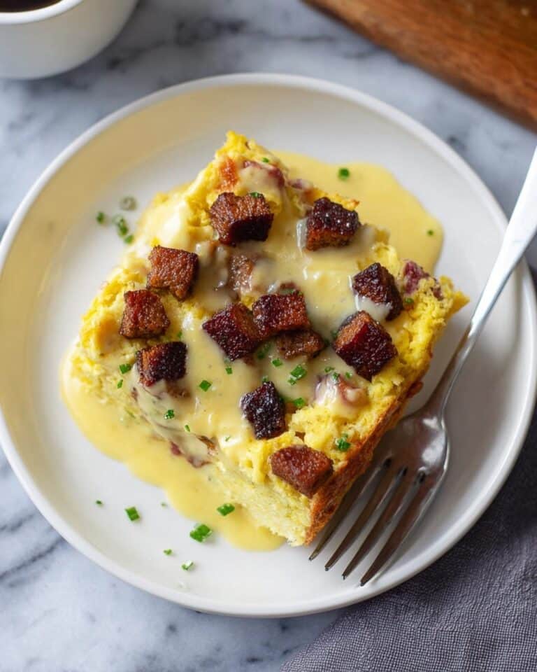Overnight Eggs Benedict Casserole Recipe