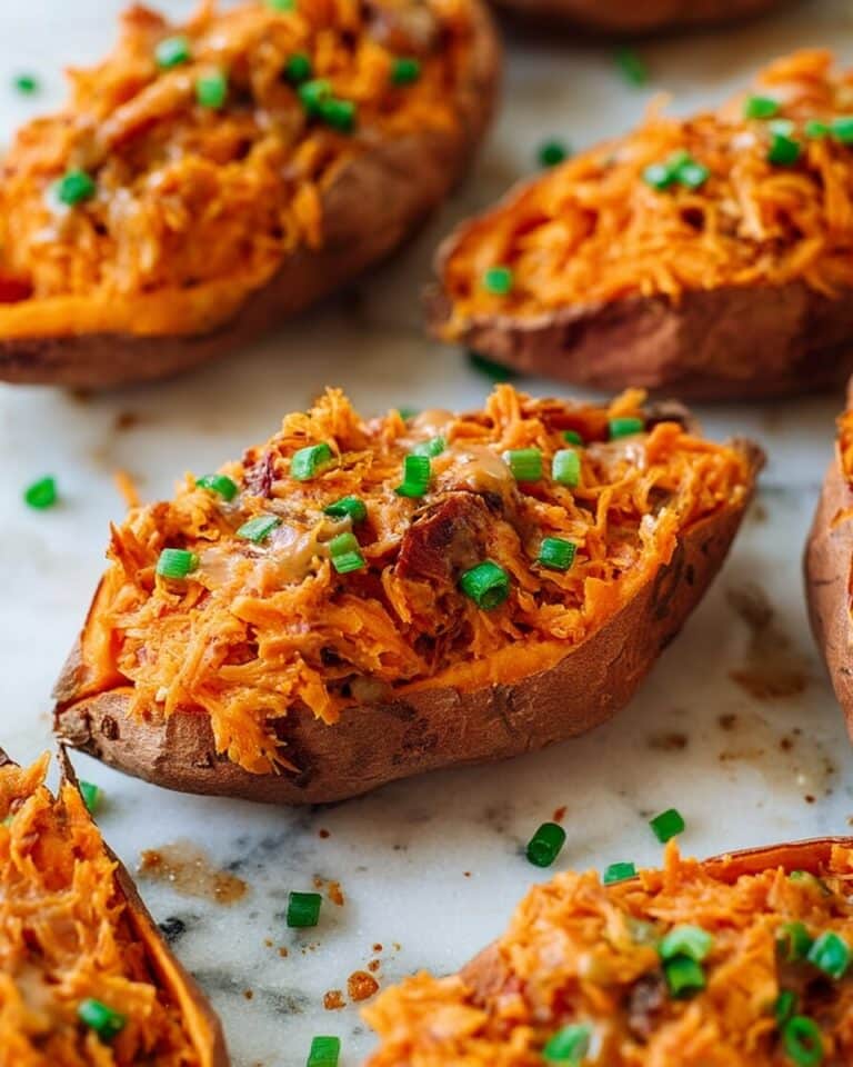 BBQ Chicken Stuffed Sweet Potatoes Recipe