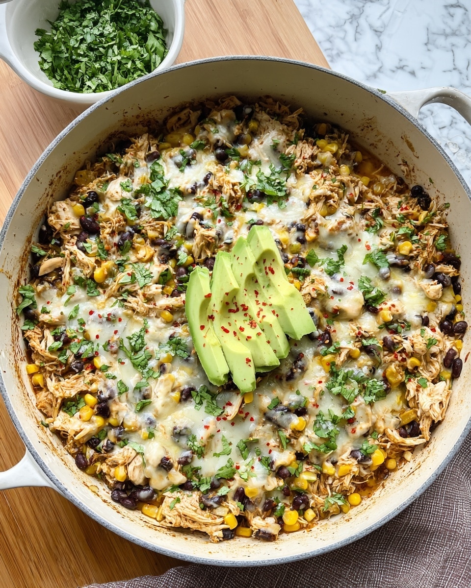 Salsa Verde Chicken & Rice Skillet Recipe - Recipe Image