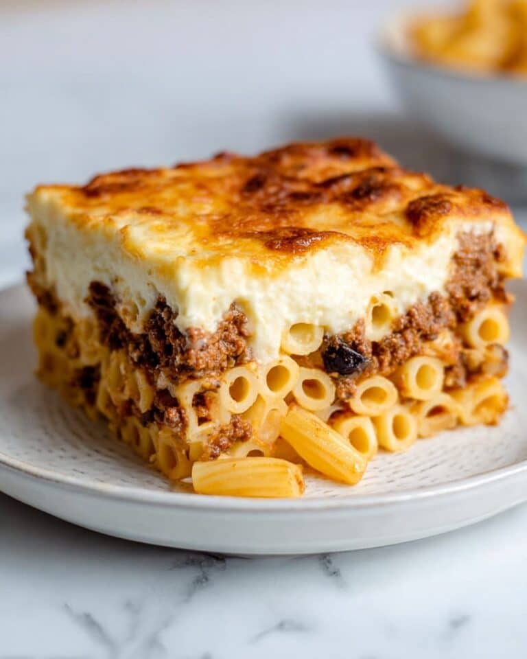 Authentic Greek Pastitsio Recipe