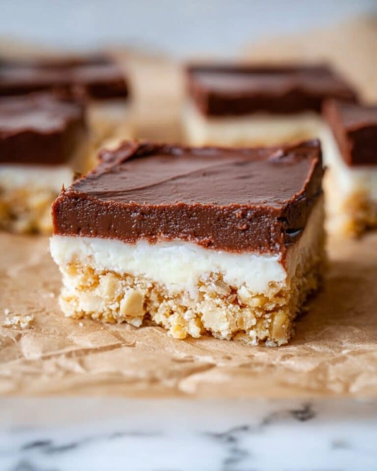 Heavenly Coconut Walnut Graham Cracker Squares with Chocolate Topping Recipe