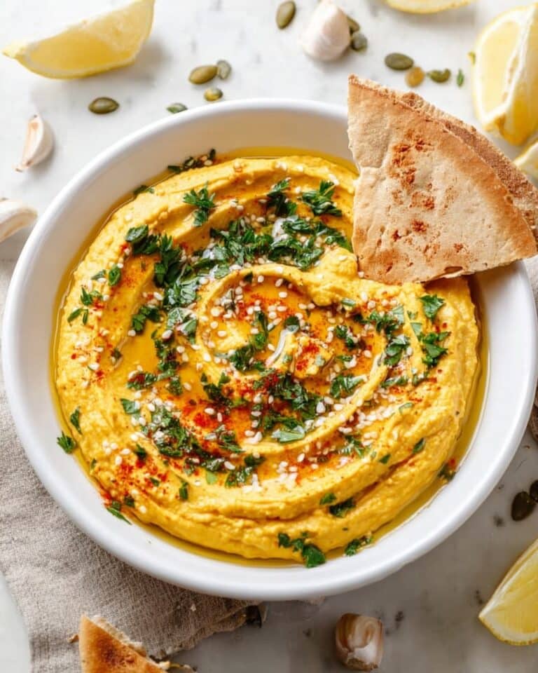 Roasted Pumpkin Hummus Recipe