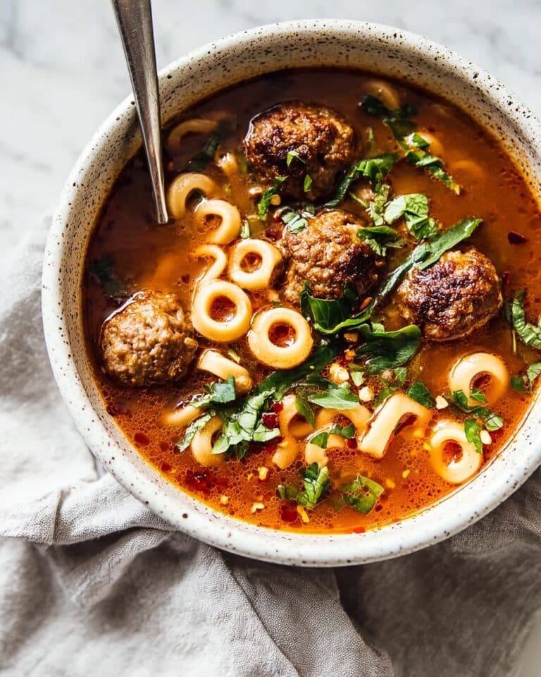 Italian Meatball Soup Recipe