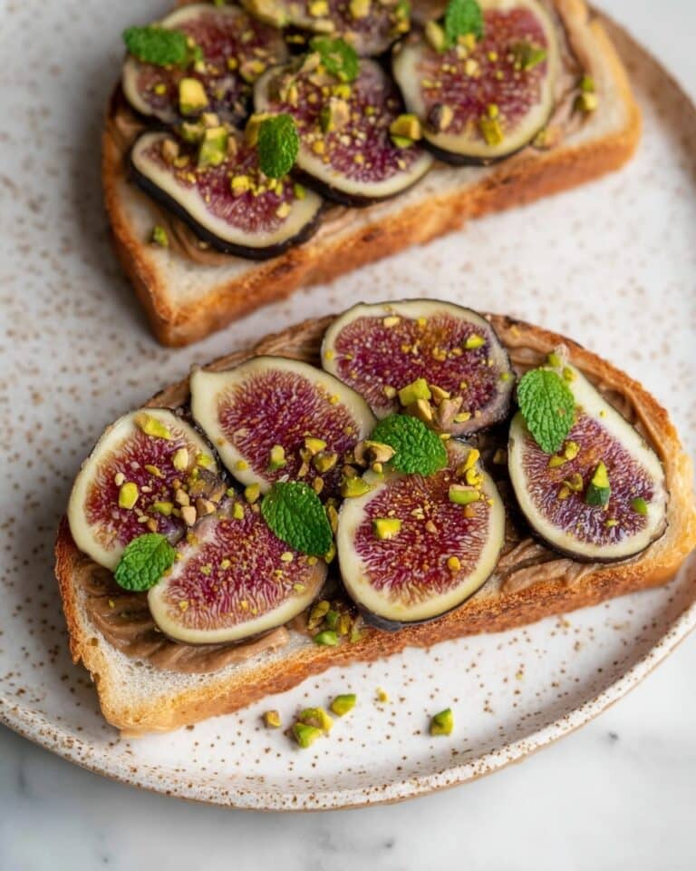 Vegan Cinnamon Butter & Fig Toast Recipe