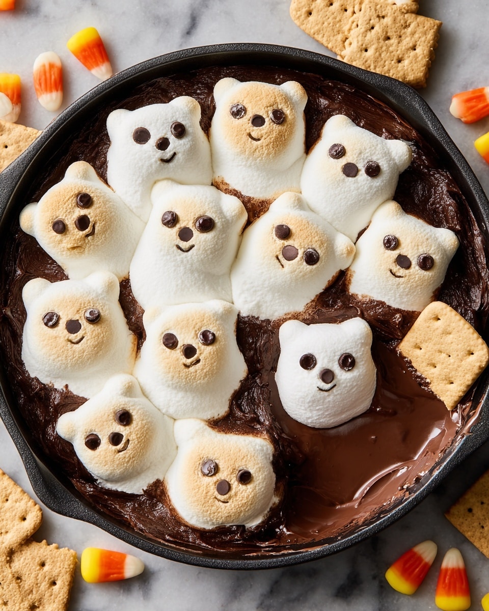 Ghost S'mores Dip Recipe - Recipe Image