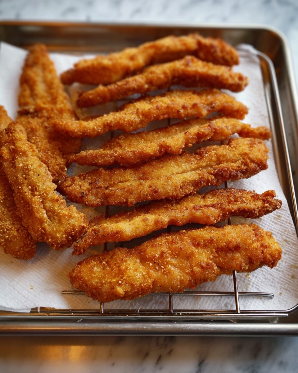 The image shows a meal with three parts on a white marbled surface: a white bowl with mashed potatoes that look creamy and slightly lumpy in texture, a white tray holding seven golden brown fried chicken strips arranged in two rows on a metal rack with paper towels under it, and a black cast iron skillet filled with cooked mixed greens that are dark green with bits of red and orange vegetables, stirred with a wooden spoon resting inside the skillet photo taken with an iphone --ar 4:5 --v 7
