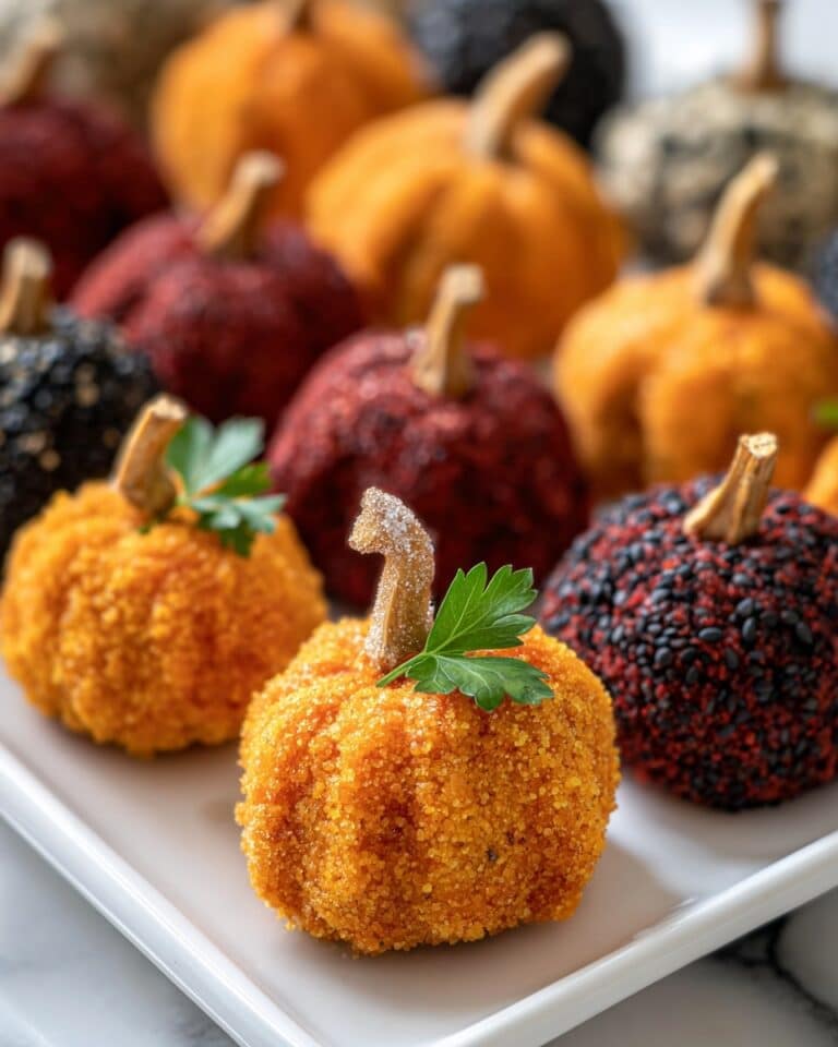 Mini Pumpkin Cheese Balls Recipe