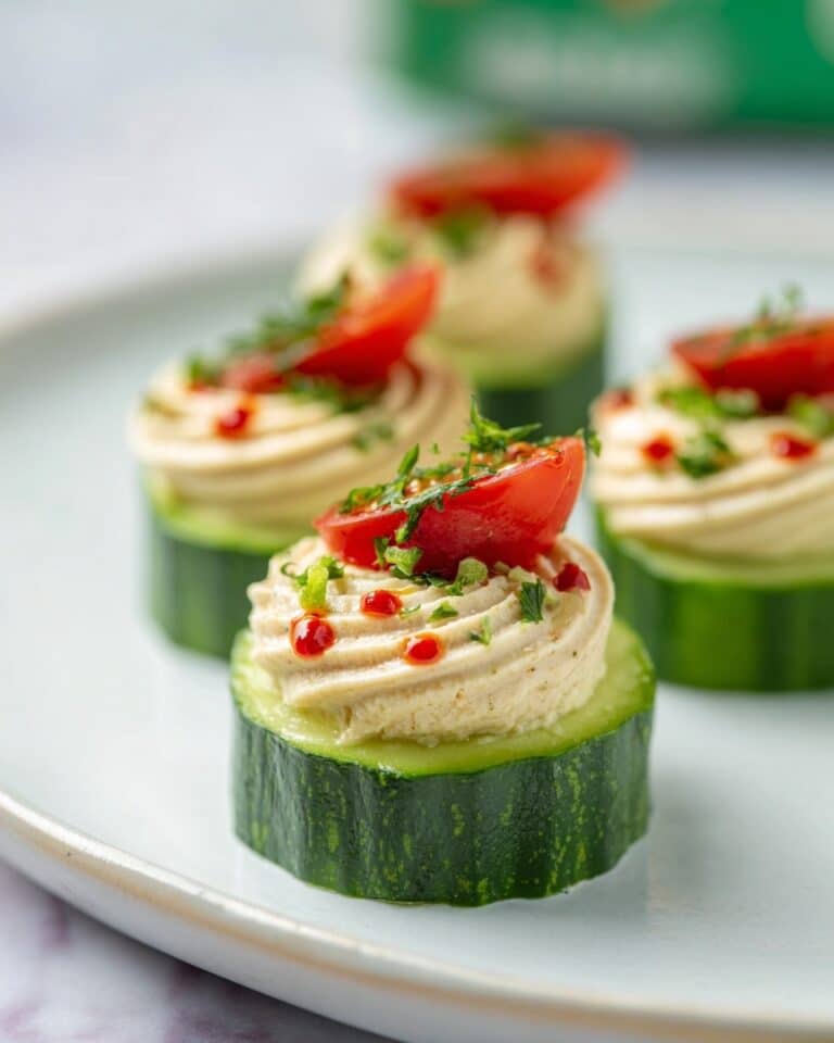 Falafel-Spiced Cucumber Bites Recipe