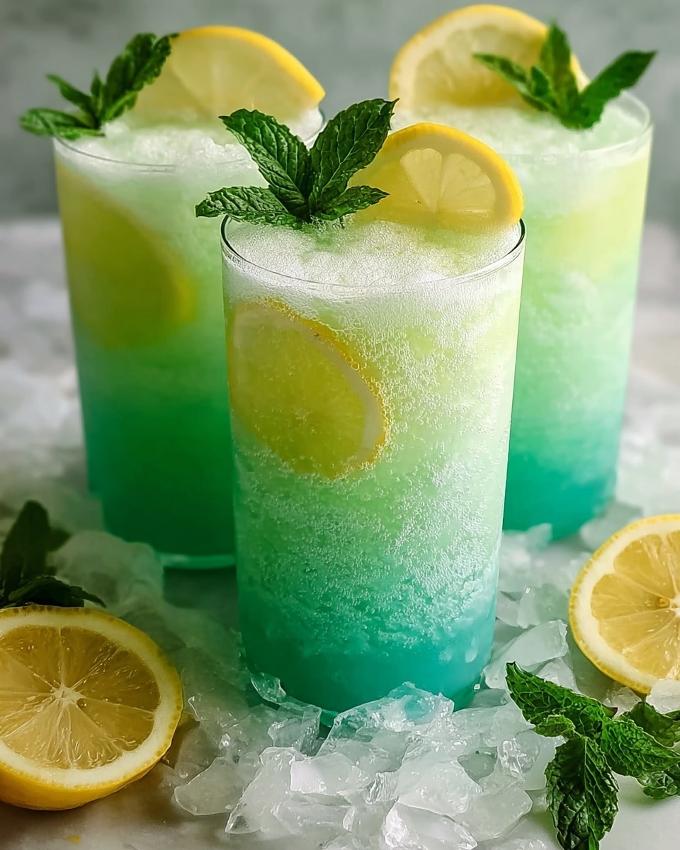 Minty Lemonade Fizz Recipe - Recipe Image