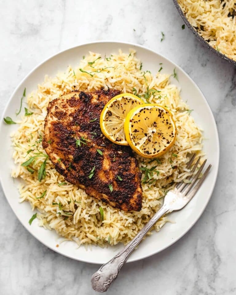 One Pot Lemon Herb Chicken & Rice Recipe