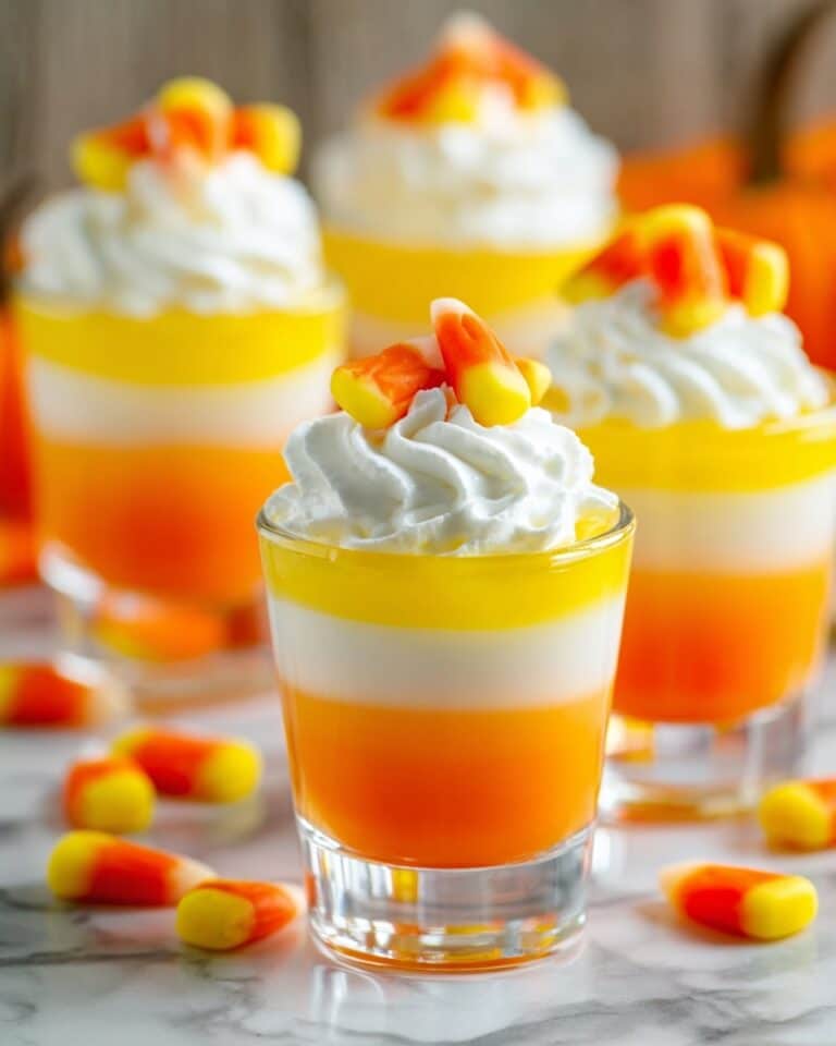 Candy Corn Jello Shots Recipe