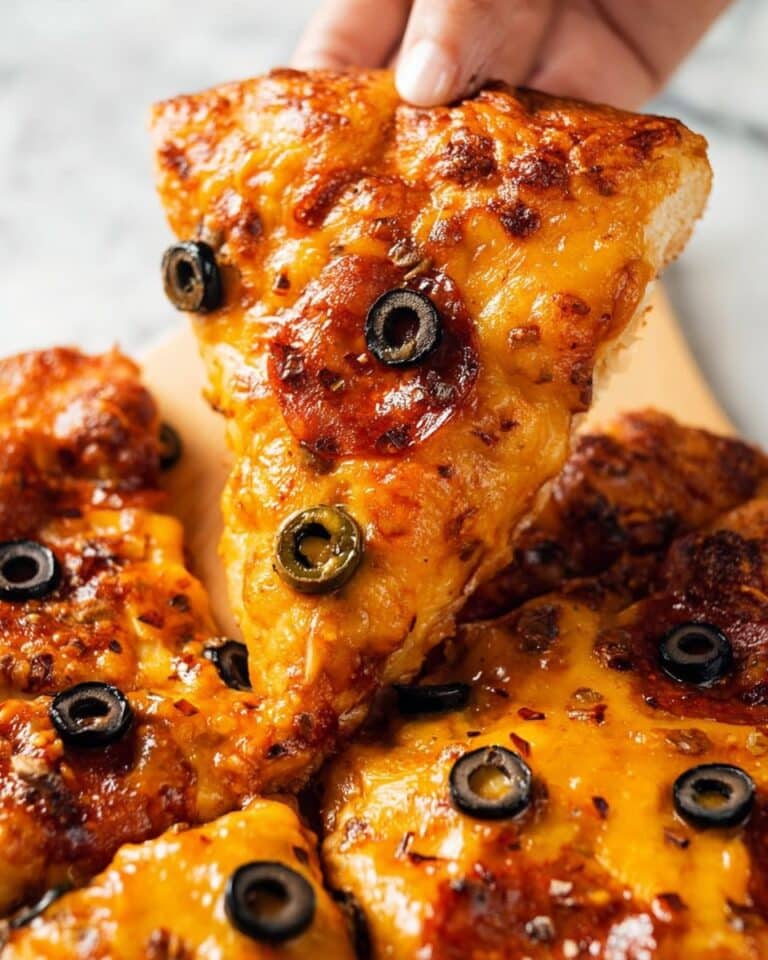 Hot Honey Garlic Flatbread Pizzas Recipe