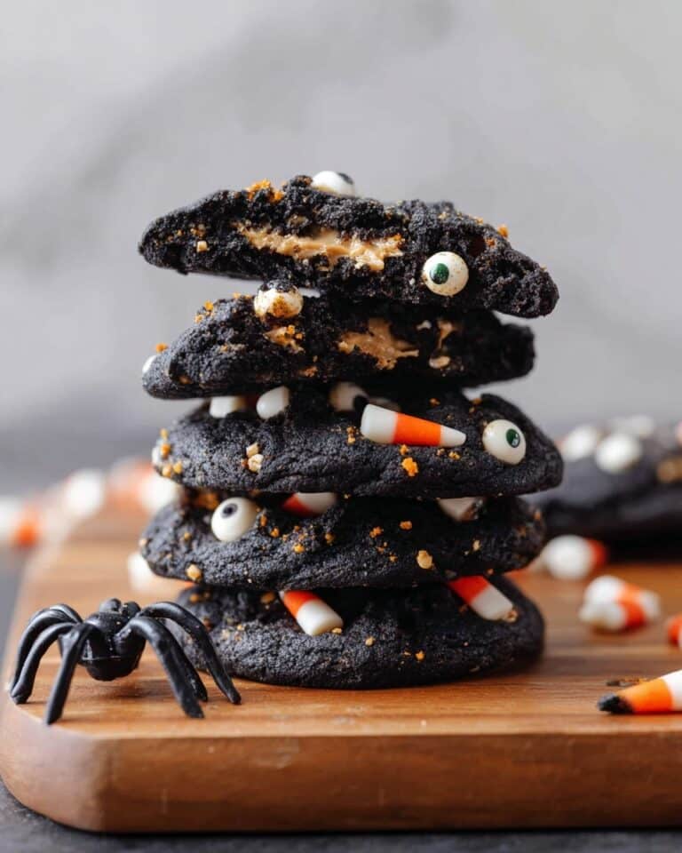 Halloween Black Monster Cookies Recipe