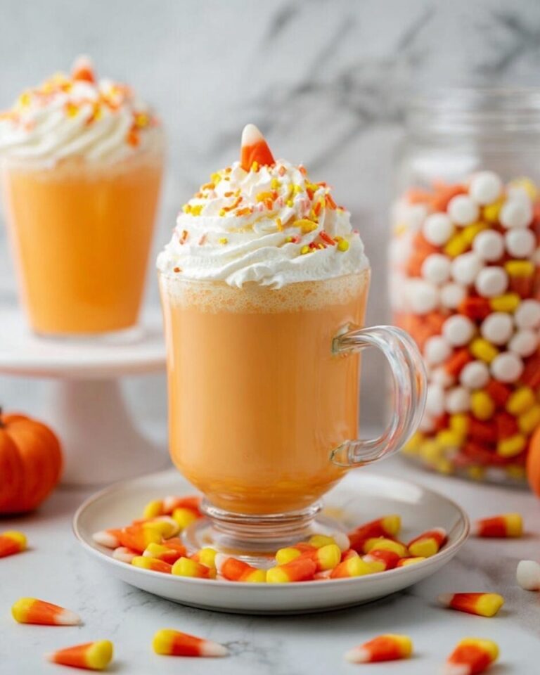 Candy Corn Hot Chocolate Recipe
