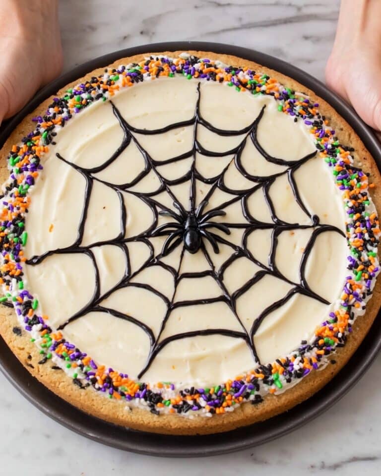 Giant Halloween Spider Cookie Recipe