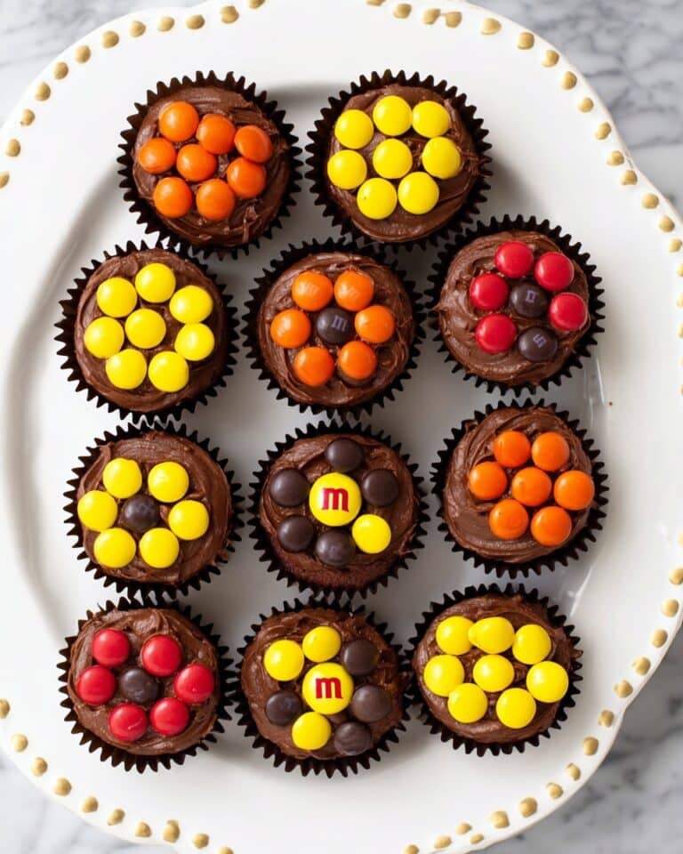Fall Daisy Mini Cupcakes Recipe