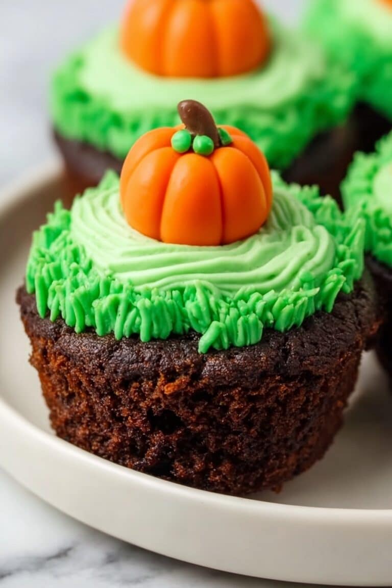 Pumpkin Patch Brownie Bites Recipe