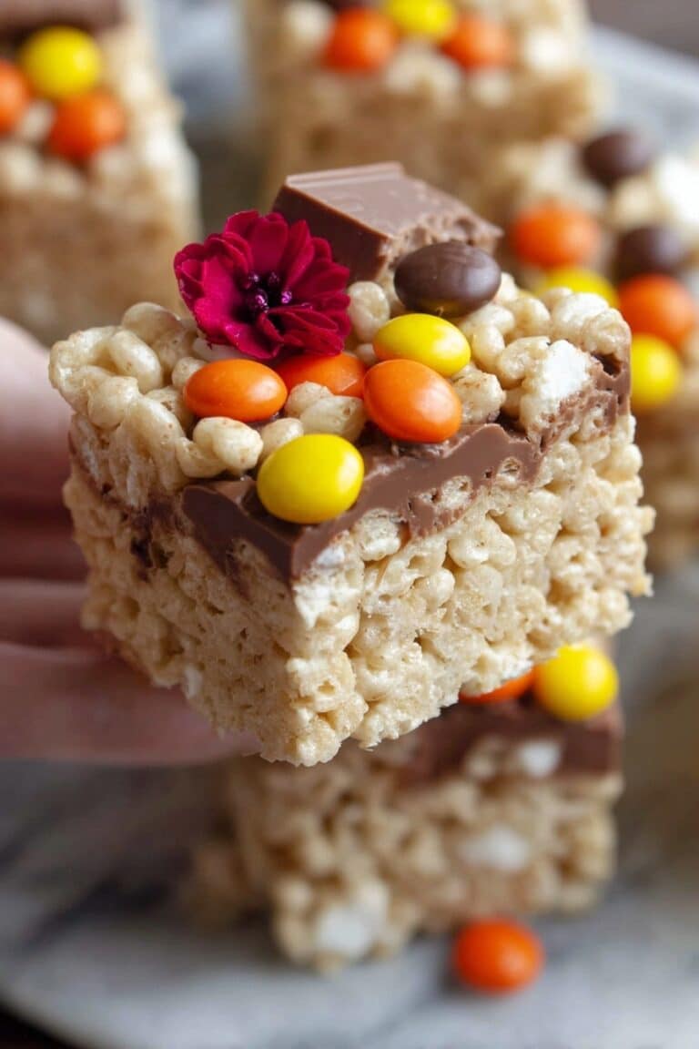 Chocolate Peanut Butter Rice Krispie Treats Recipe