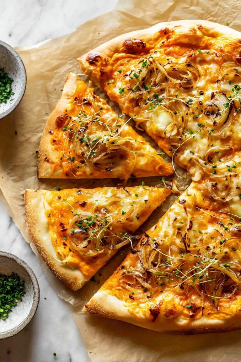 Pumpkin and Gouda Pizza Recipe