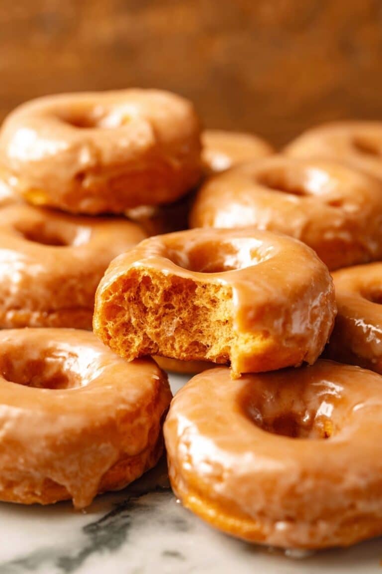 Vegan Pumpkin Donuts with Cinnamon Maple Glaze Recipe