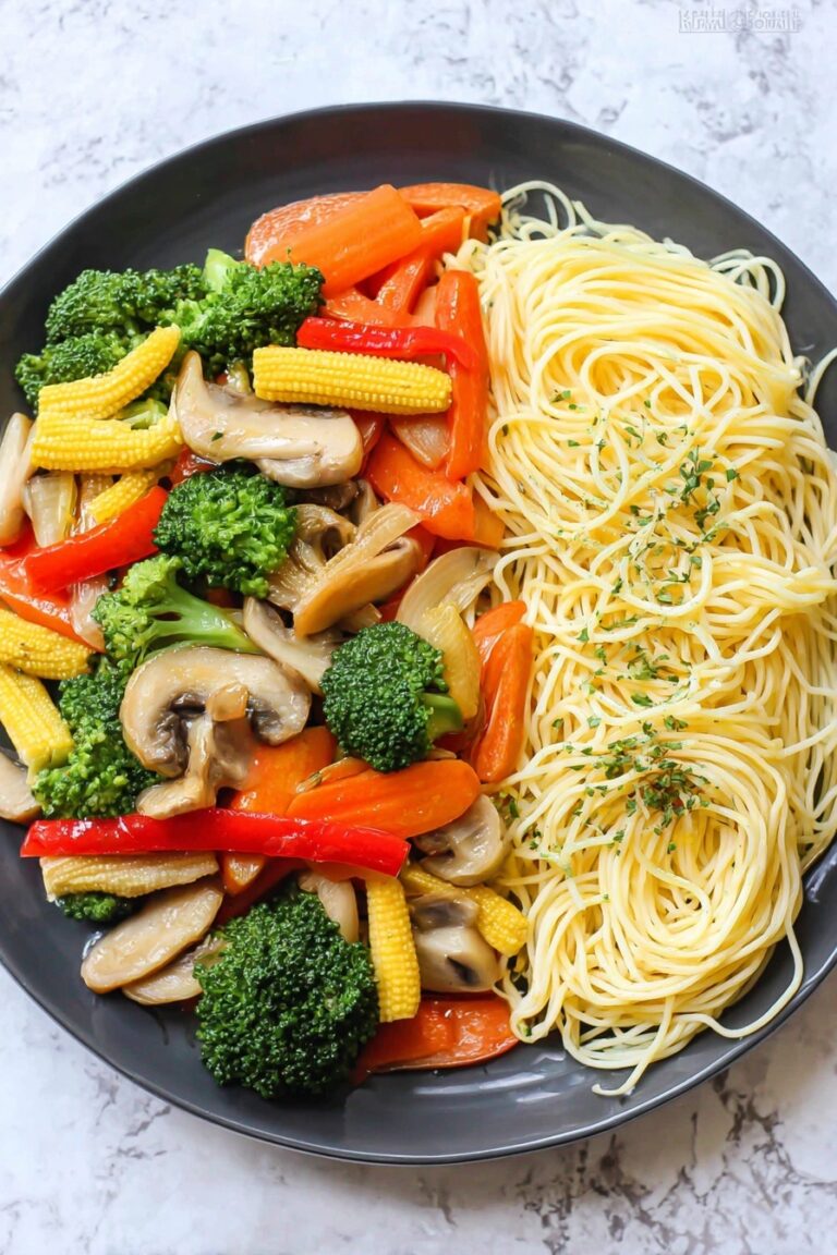 Vegetable Stir Fry with Savory Soy-Honey Sauce Recipe