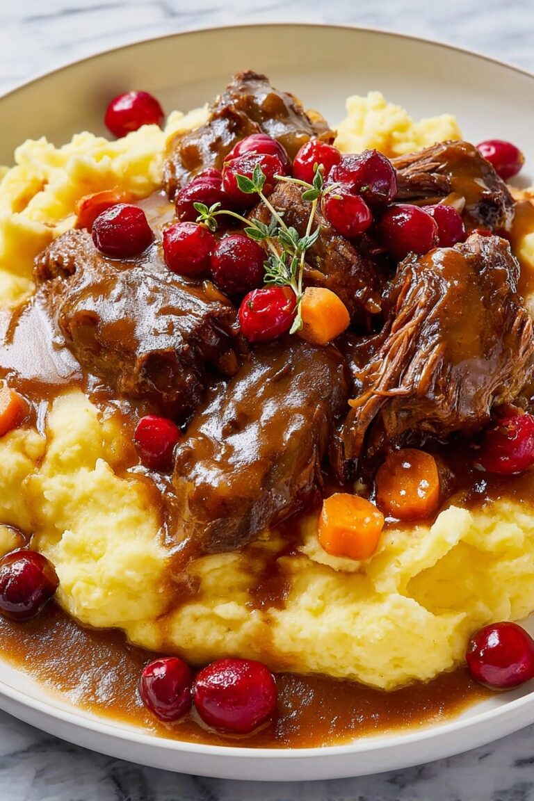 Cranberry Balsamic Roast Beef Recipe