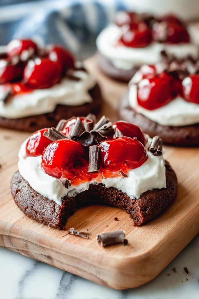 Chocolate Cherry Cheesecake Cookies Recipe