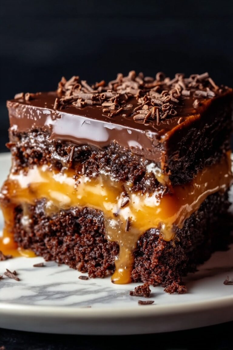 Chocolate Caramel Dump Cake Recipe