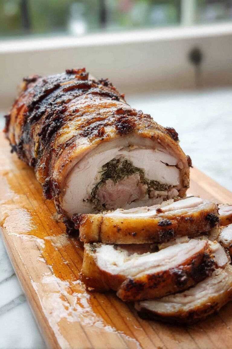 Perfect Fennel Pork Porchetta Recipe