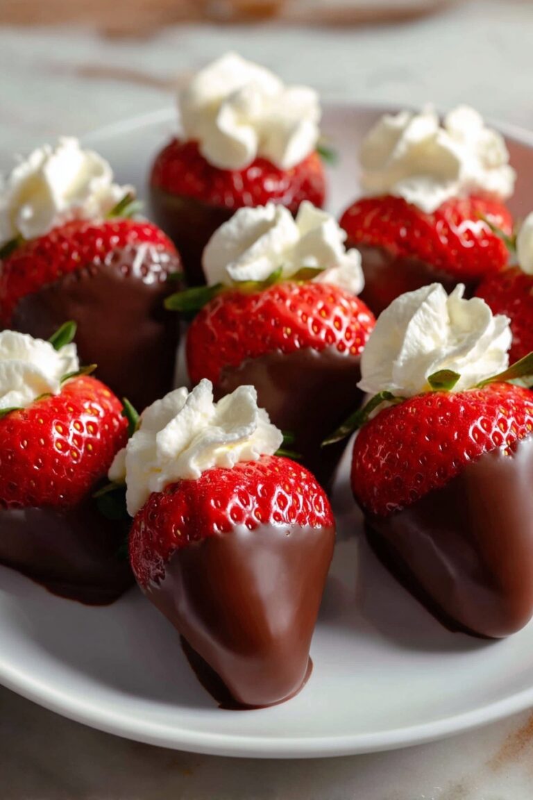 Chocolate Cheesecake Strawberries Recipe