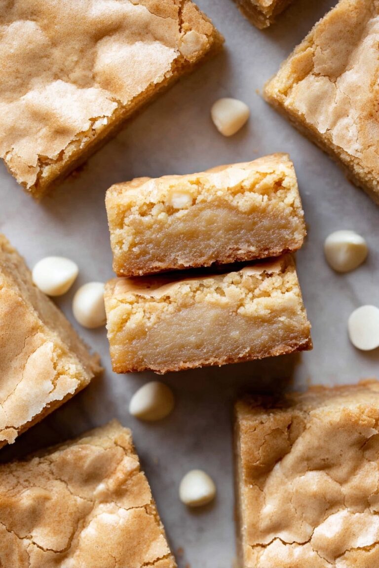 White Chocolate Brownie Squares Recipe