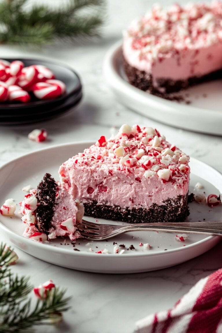 No Bake Peppermint Pie Recipe