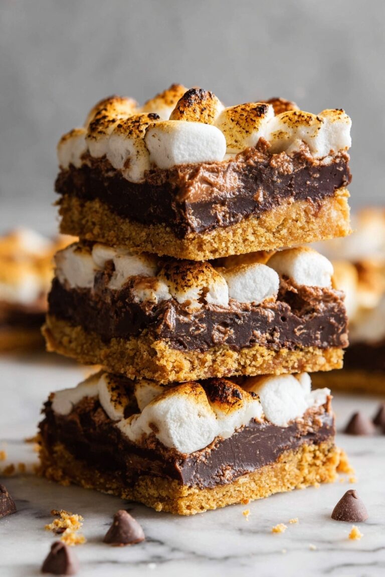 Chocolate S’mores Bars Recipe