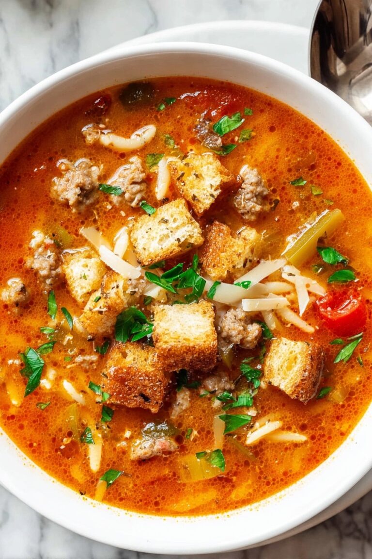 Italian Sausage and Orzo Soup Recipe