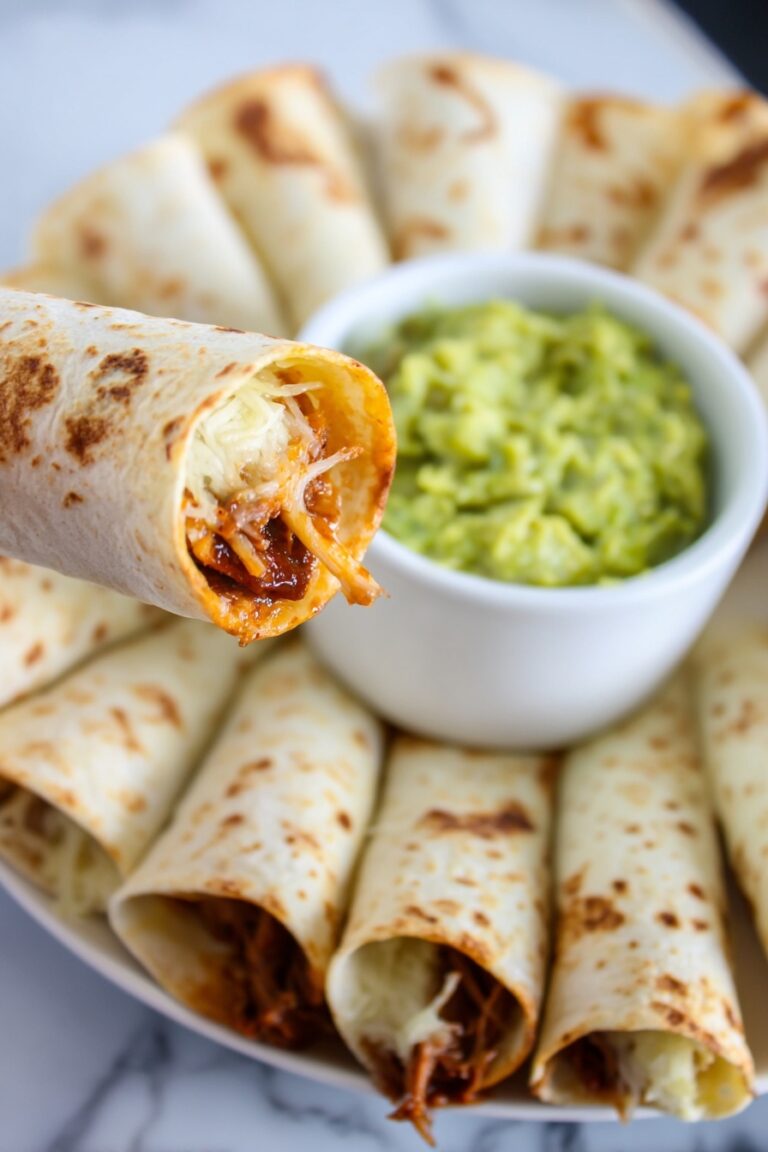 Burrito Ring with Chicken and Cheese Recipe