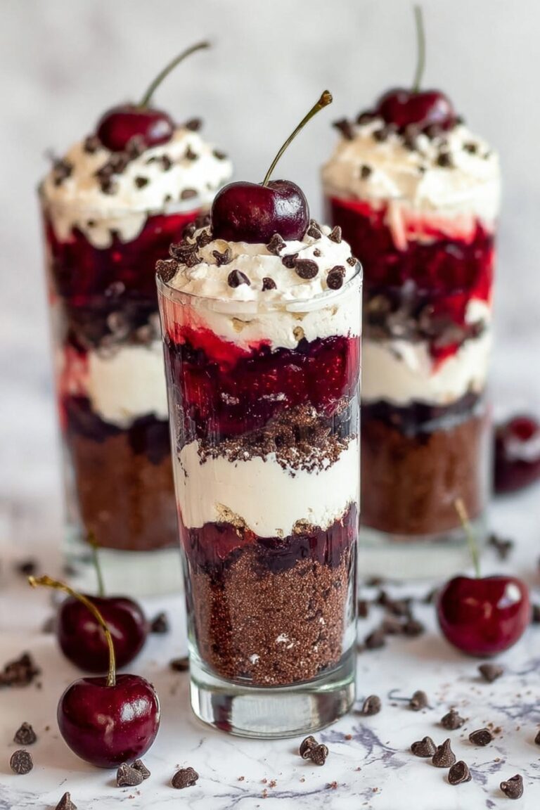Black Forest Trifle with Cherry Compote Recipe