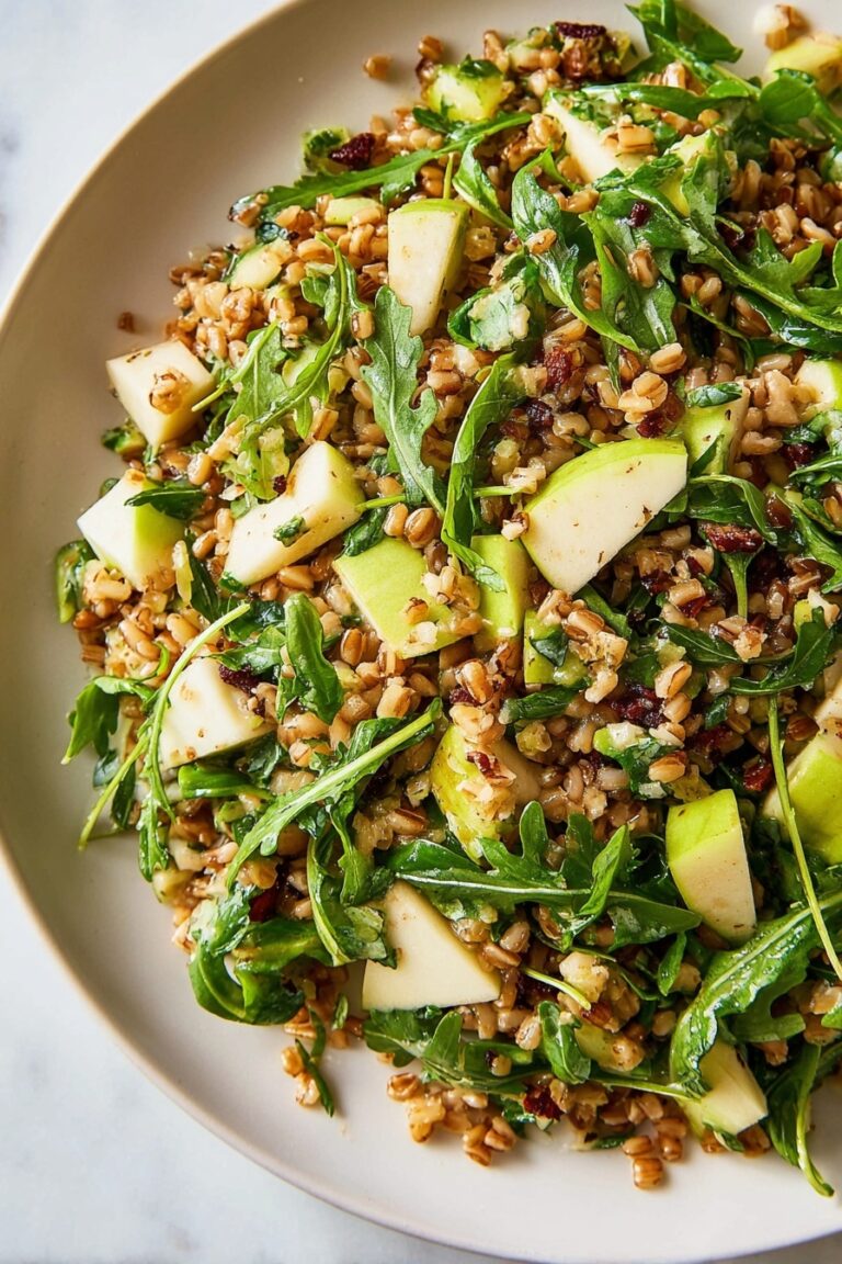 Farro Salad with Apple and Arugula Recipe