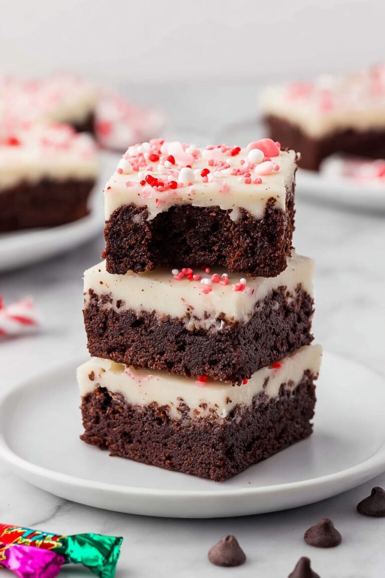 Peppermint Bark Brownie Recipe
