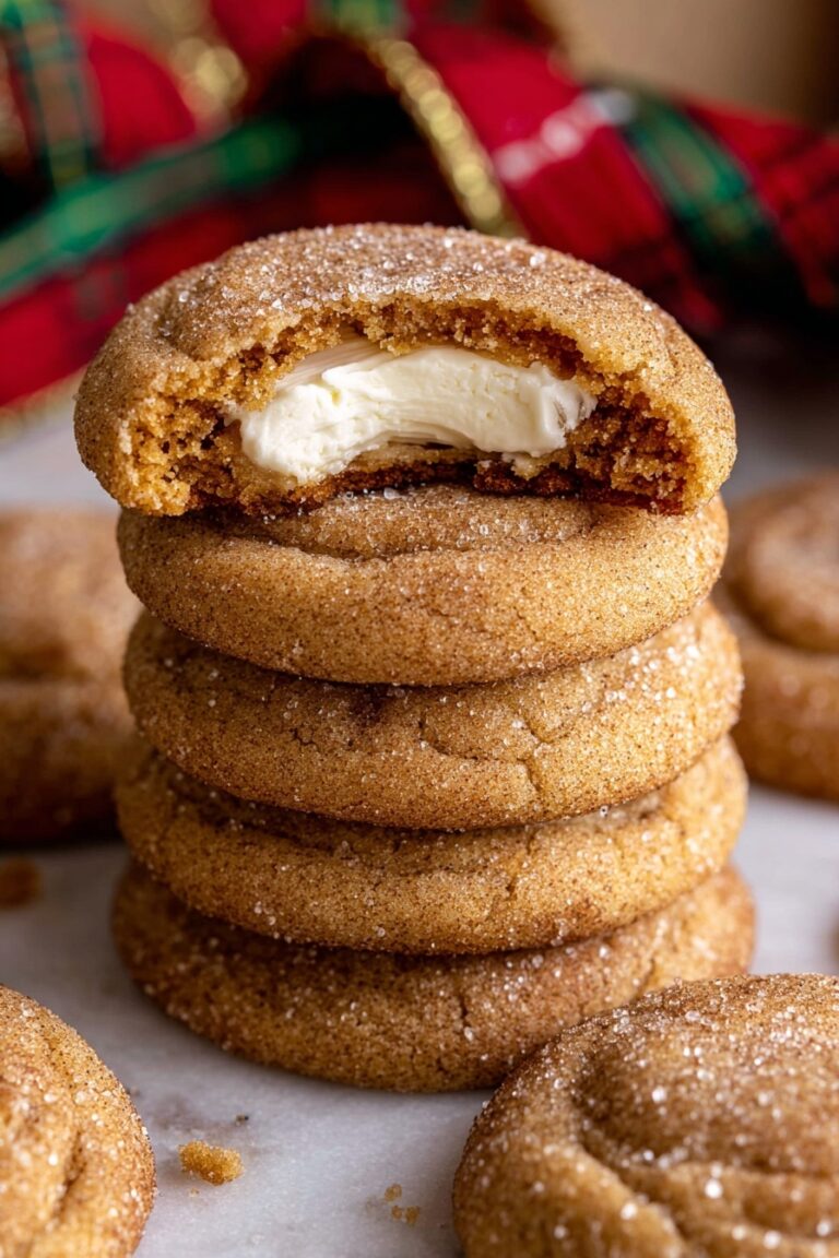 Gingerbread Cheesecake Cookies Recipe